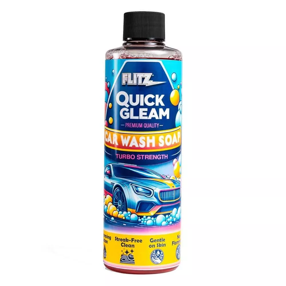 Flitz Quick Gleam Car Wash Soap – 8oz for Deep Cleaning & Shine – CW01080