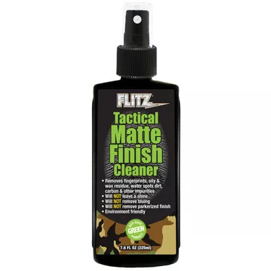 Flitz TM 81585 Tactical Matte Cleaner 7.6 Ounce, Black