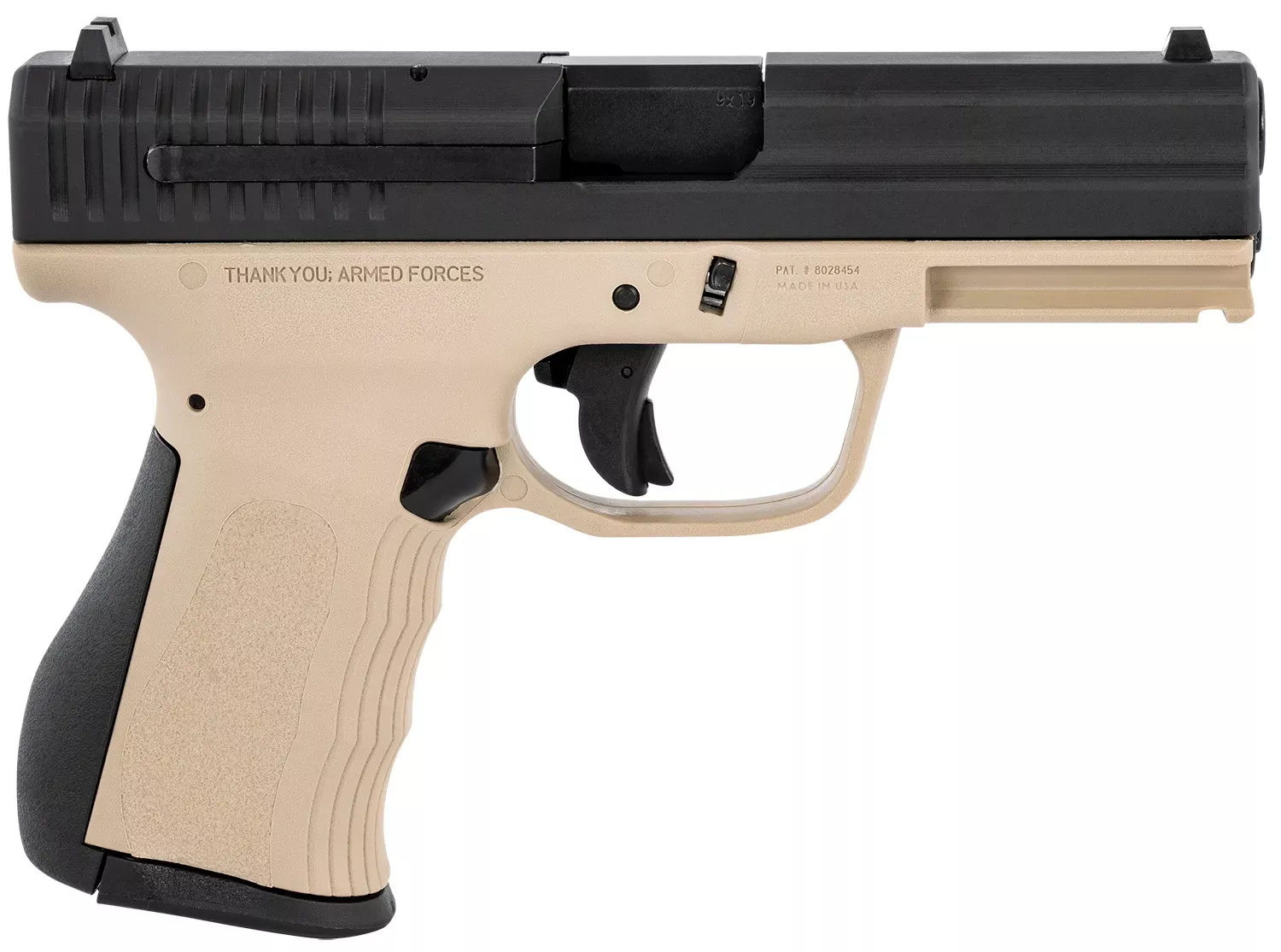 FMK 9C1 G2 9mm Luger Pistol 4″ Desert Sand G9C1G2RSS