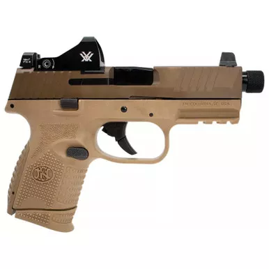 FN 509 COMPACT TACTICAL FLAT DARK EARTH 9MM 4.32″ BARREL 24-ROUNDS VORTEX VIPER