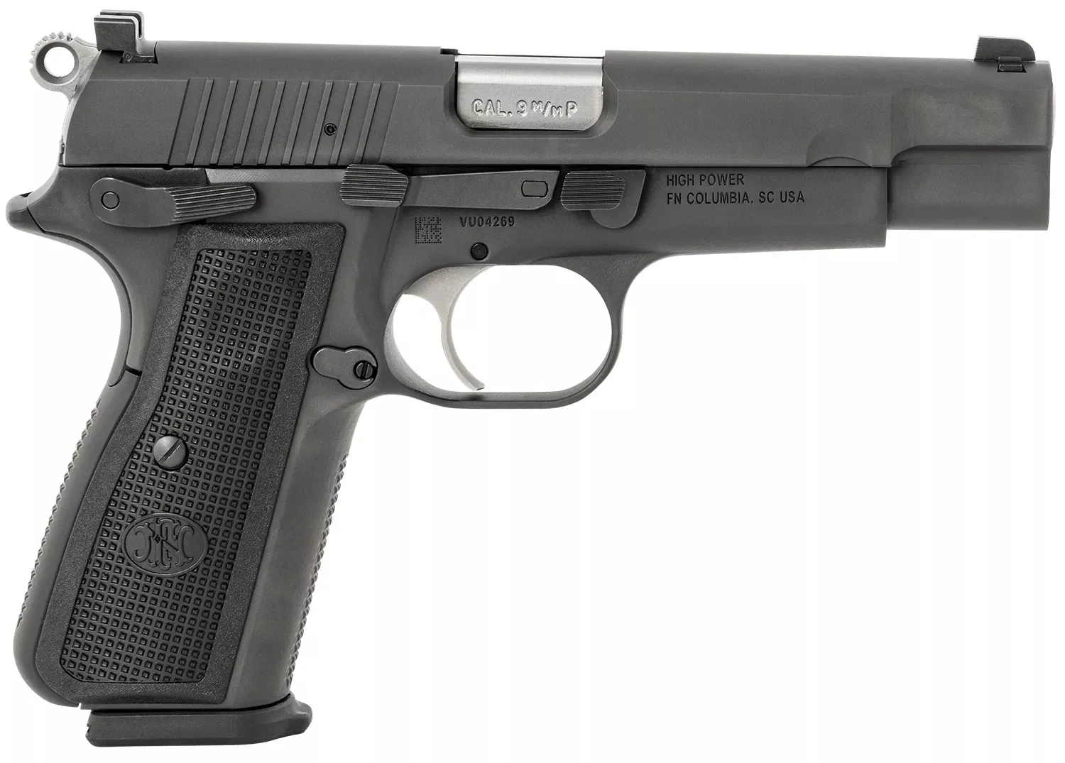 FN High Power 9mm Pistol 4.7" 17+1 Black 66100256
