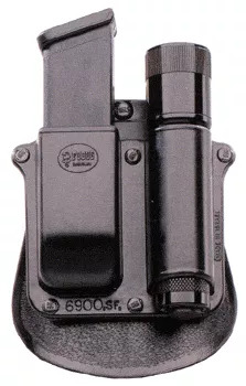 Fobus Flashlight/mag Pouch – Paddle Style Double Stack Mag