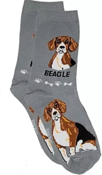 Foozys Ladies Beagle Dog Socks #FCC-03
