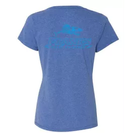 Frank's Ladies Perfect V Tee - Royal Triblend - S
