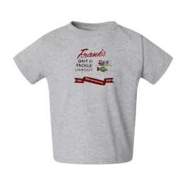 Frank’s Unisex Toddler 80th Anniversary Tee – Heather Gray – 2T