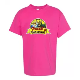 Frank's Unisex Youth Original Logo Tee - Wow Pink - M