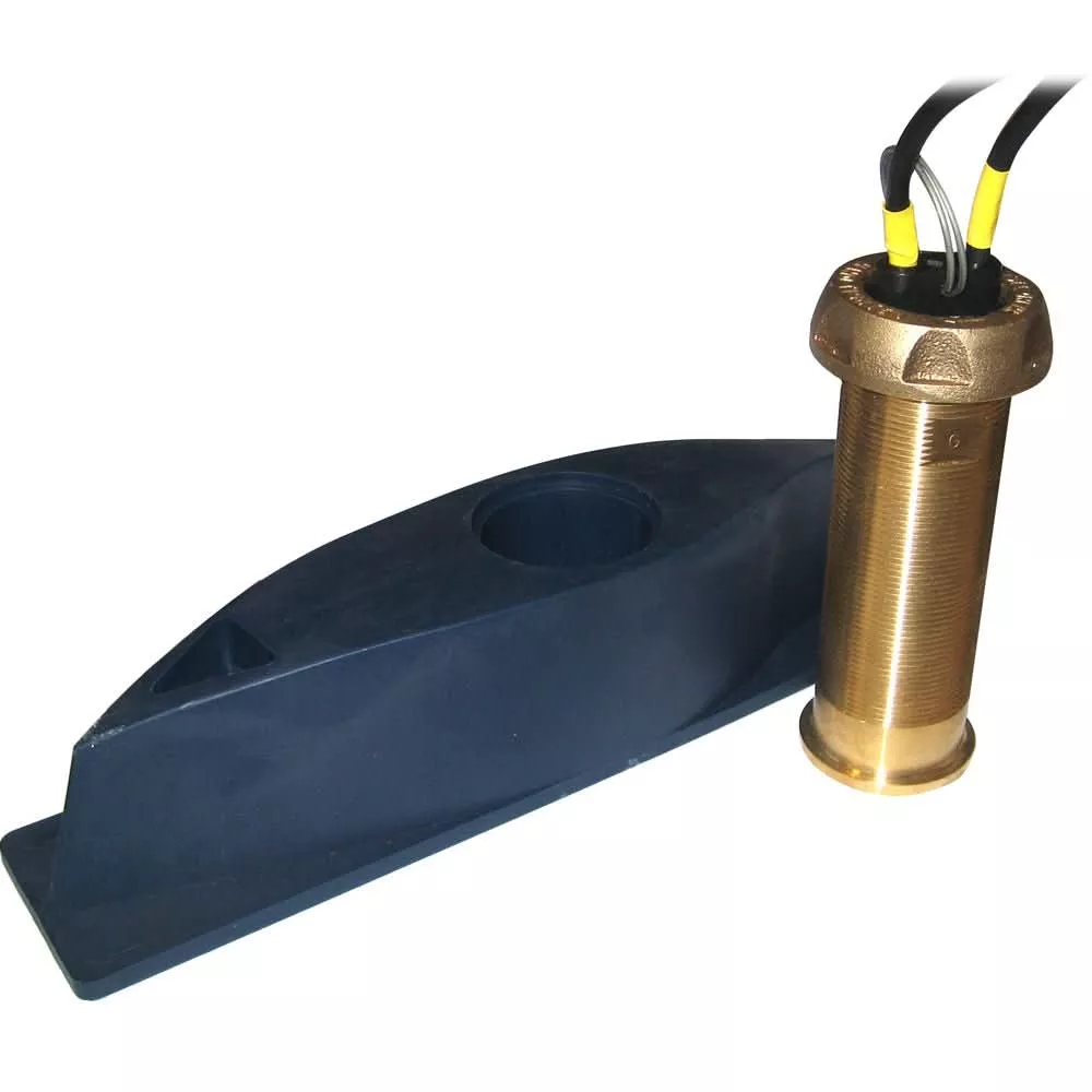 Furuno 235DHT-LMSE Bronze Thru-Hull, Digital Depth & High-Precision Temp Sensor, 7″ Stem & High Speed Block (7-Pin) – 235DHT-LMSE