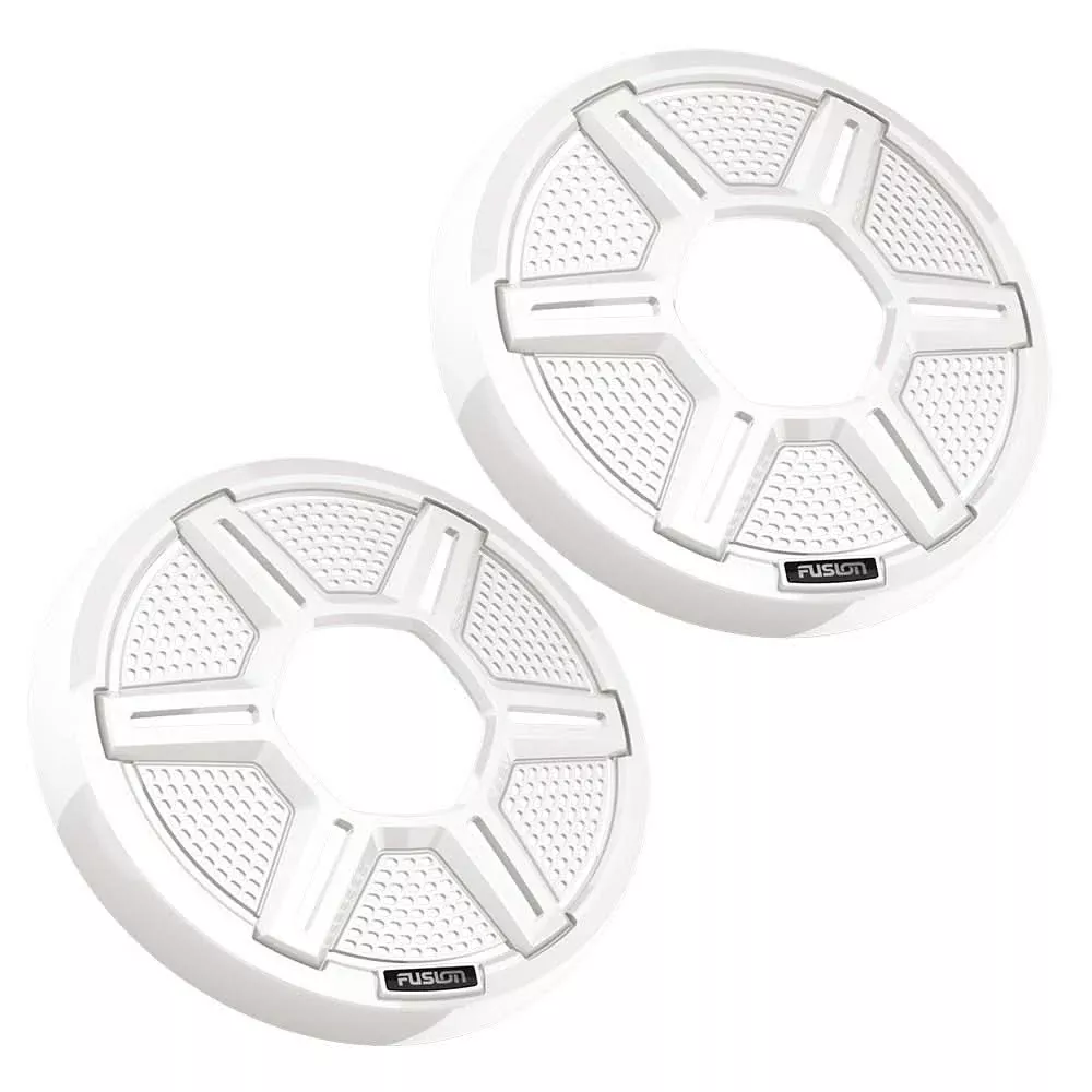 Fusion Apollo™ 6.5" Shielded White Speaker Grilles (Pair)