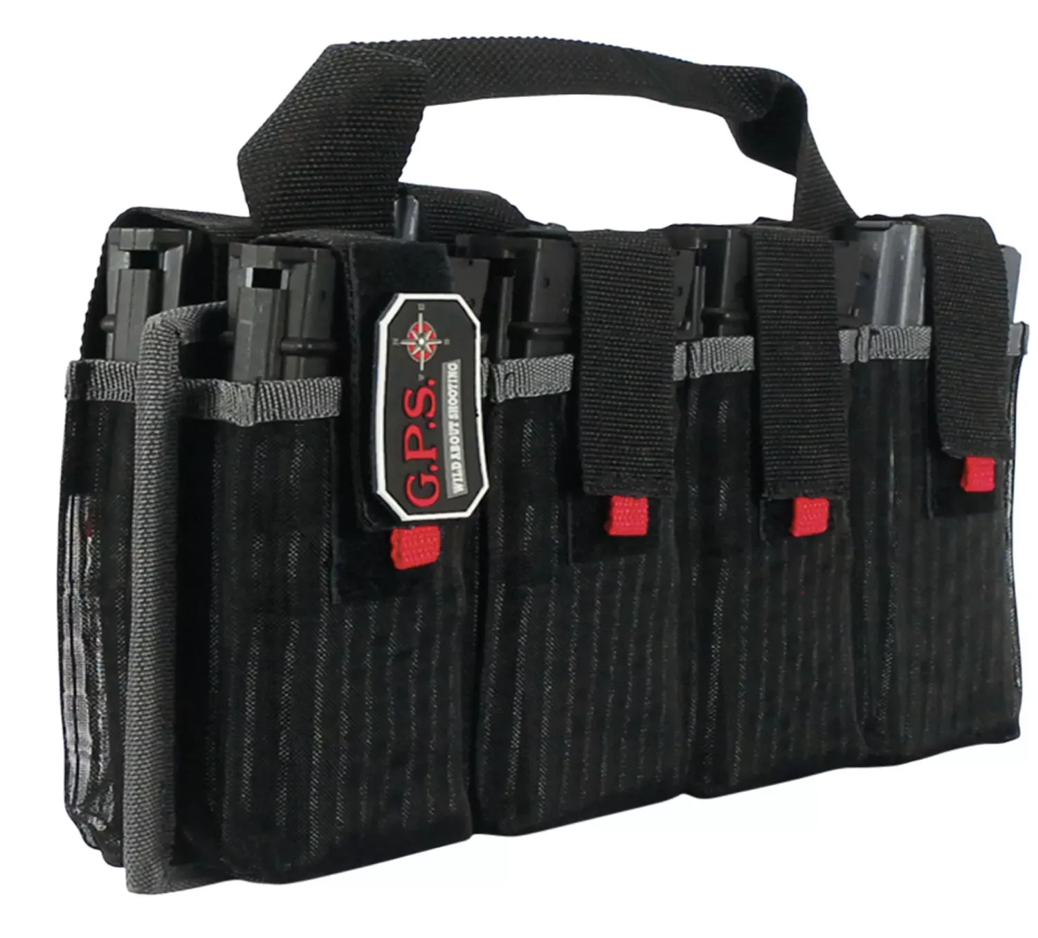 G*Outdoors AR Mag Tote Nylon Black Finish AR-Style Mags