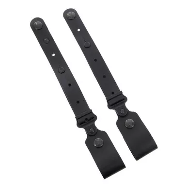 GALCO Horizontal Shoulder System Black Ambidextrous Tie Down Set 2.0 (MC2TDB)