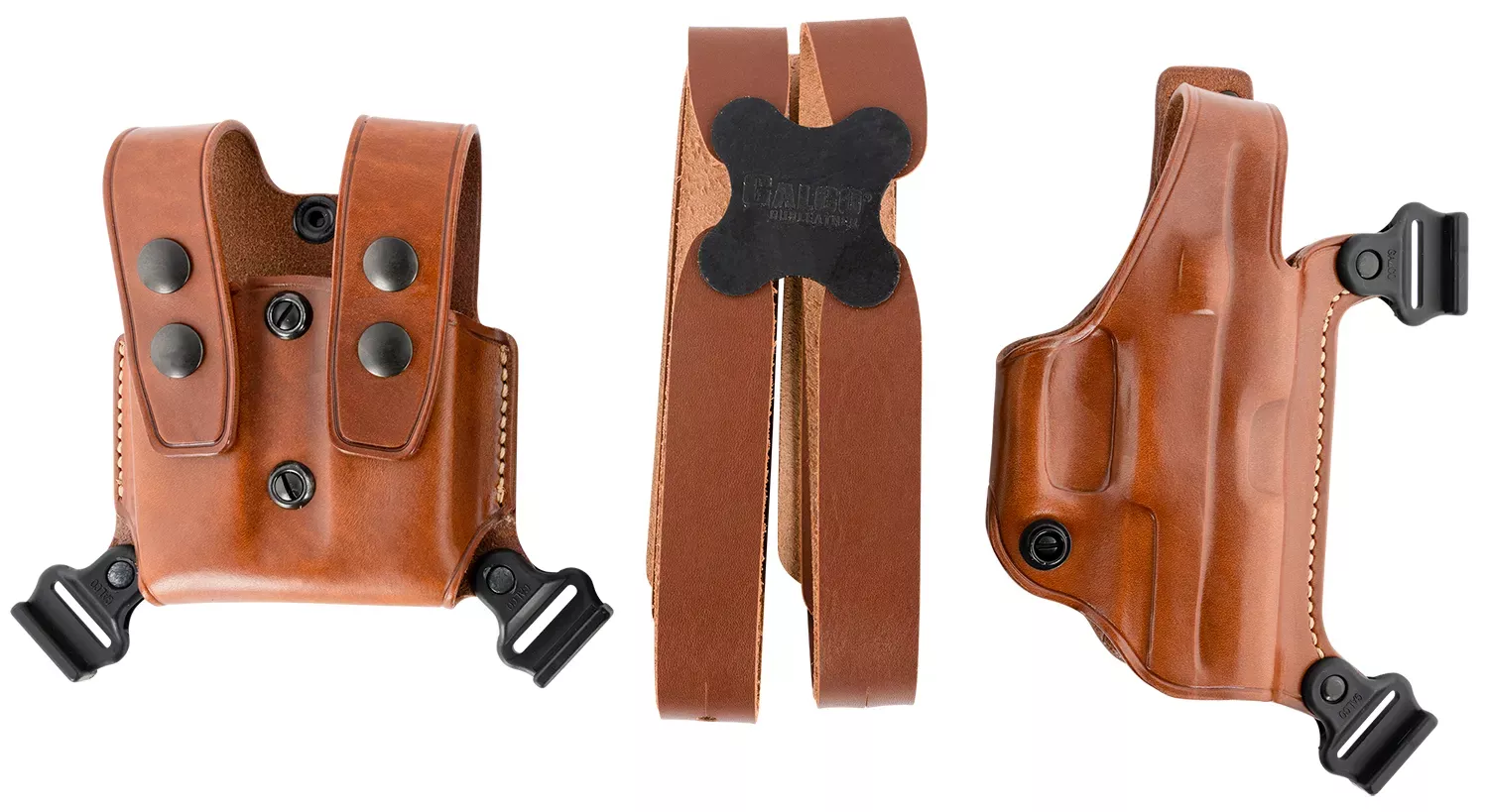 Galco Miami Classic Shoulder System Tan Leather Sig P320 RH