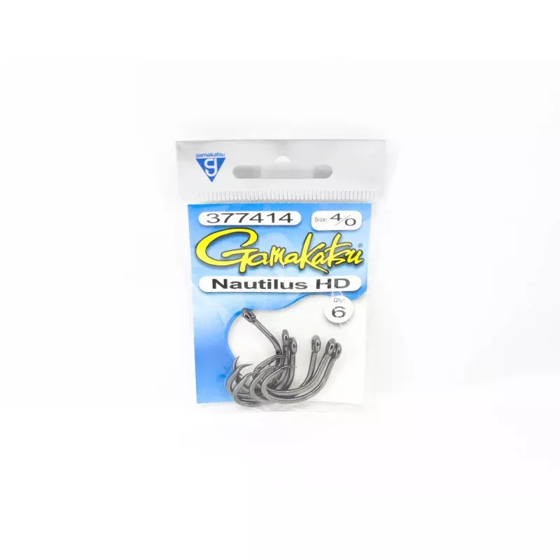 Gamakatsu 377414 Nautilus HD NSB Size 4/0 , 6 per pack (3298)