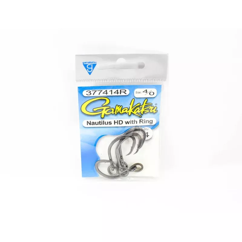 Gamakatsu 377414R Nautilus HD NSB with Ring Size 4/0 , 4 per pack (3397)