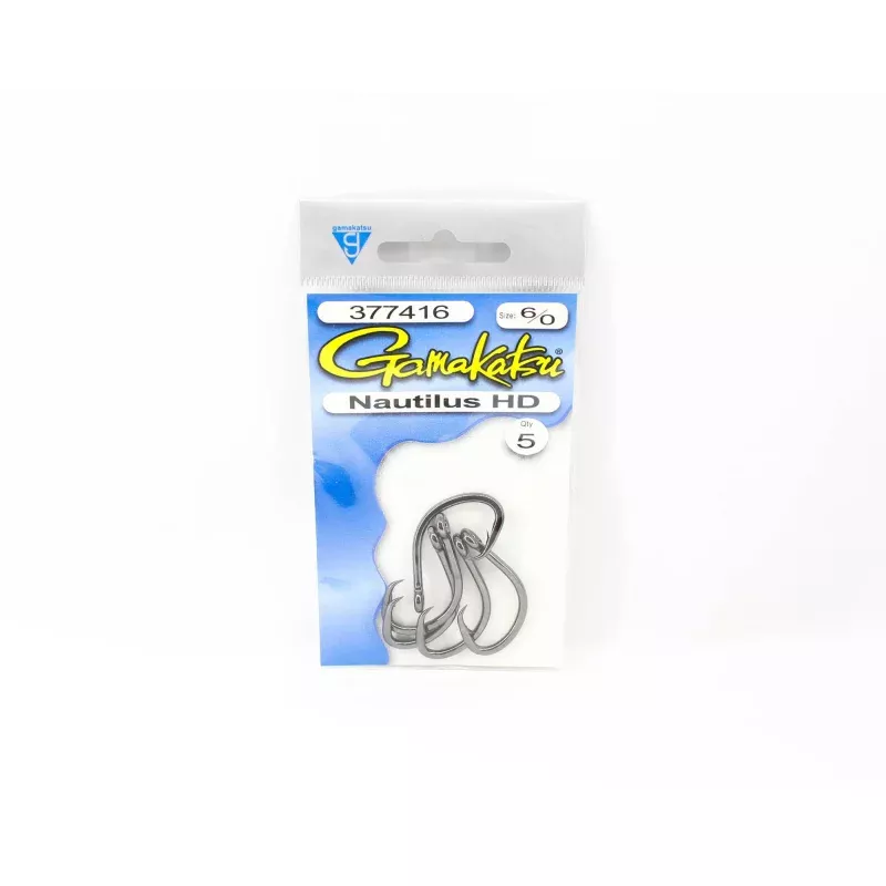 Gamakatsu 377416 Nautilus HD NSB Size 6/0 , 5 per pack (3311)