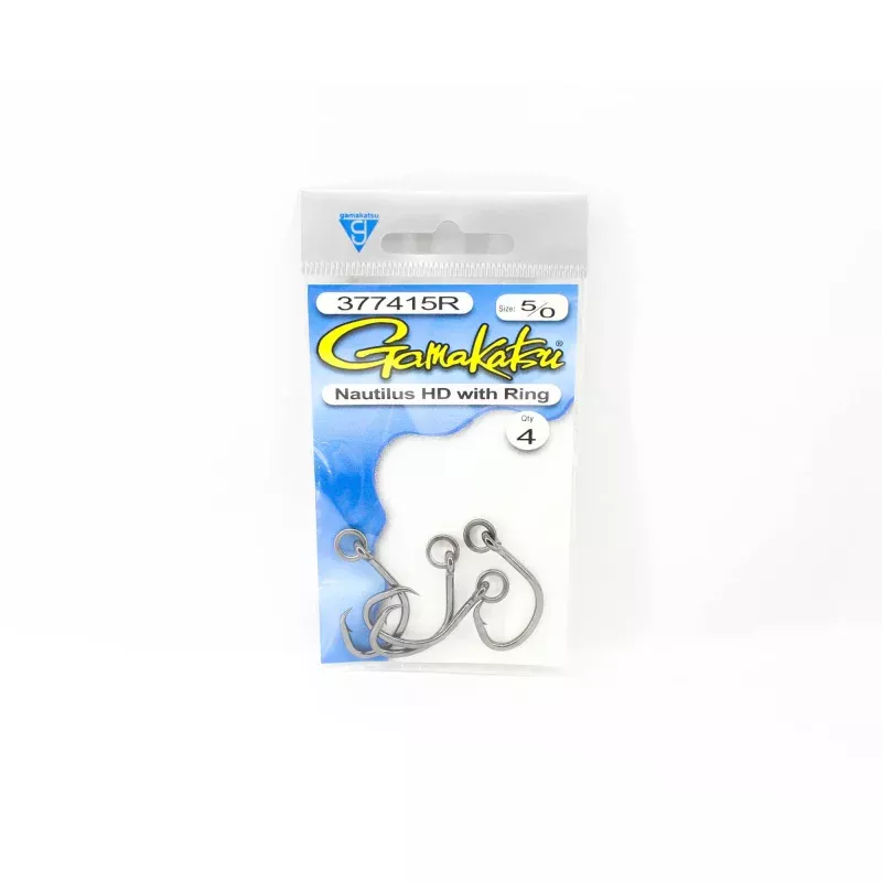Gamakatsu 377416 Nautilus HD NSB with Ring Size 5/0 , 4 per pack (3403)