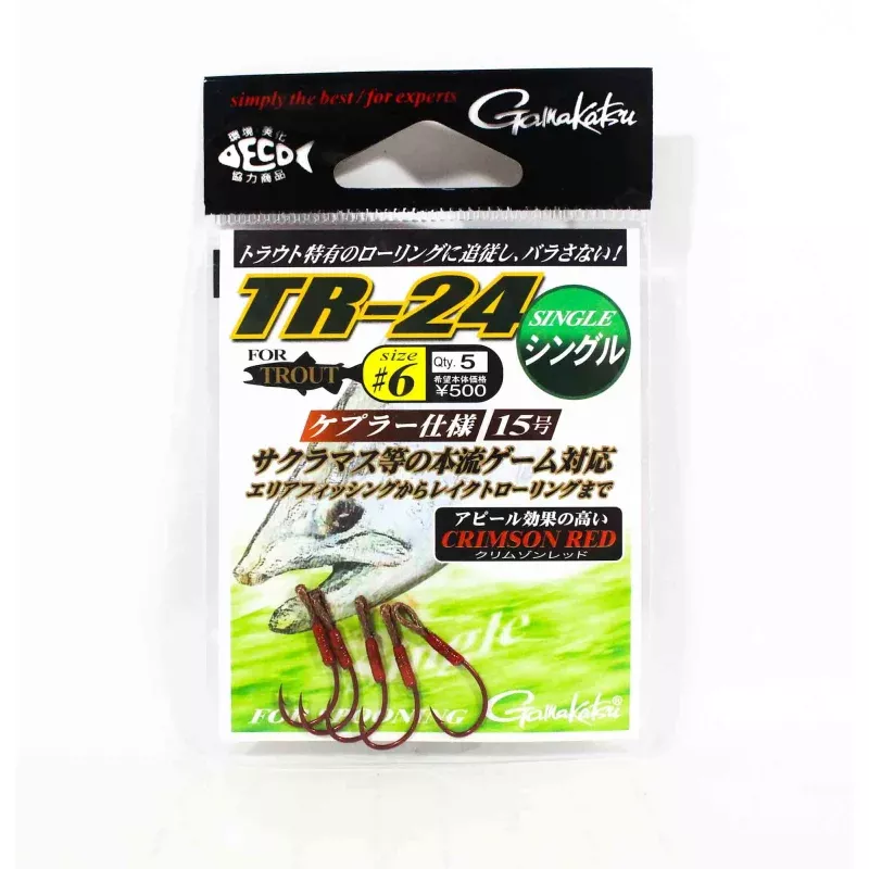 Gamakatsu 67883 Trailer Assist Hook TR-24 Size 6 (3714)