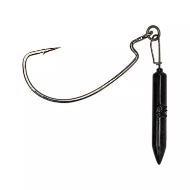 Gamakatsu Gika Rig 2pk Black 3/0 1/4
