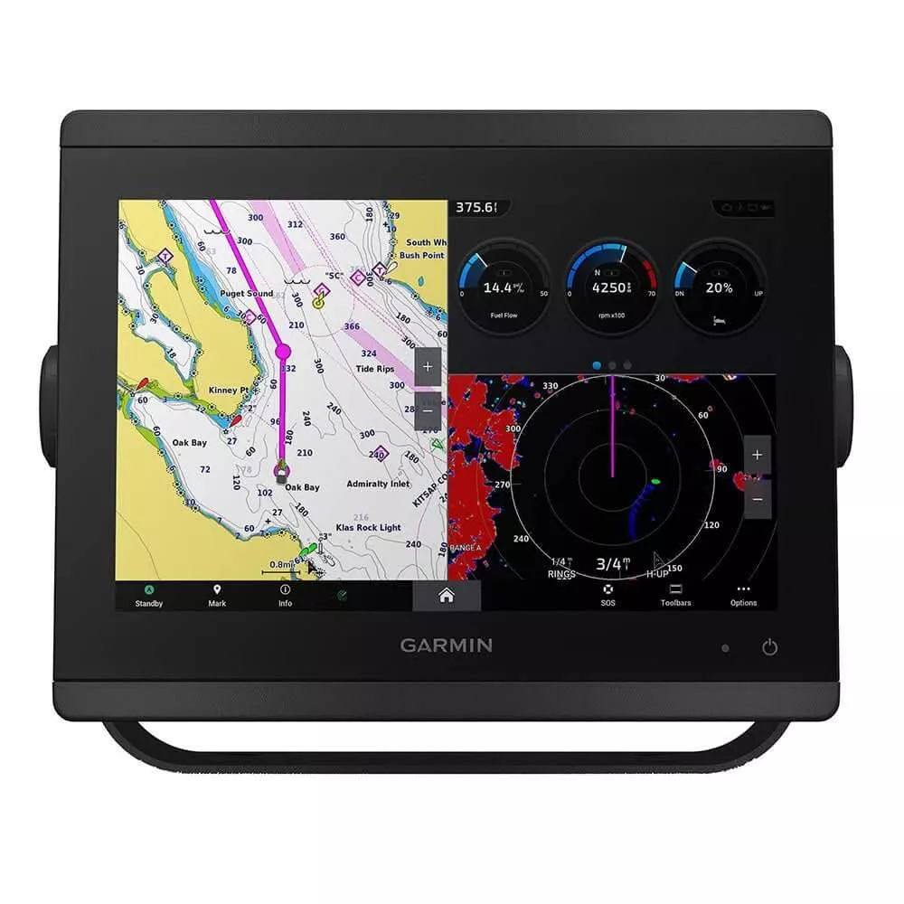Garmin GPSMAP 8610 Chartplotter GN+ with 10-Inch Full HD Touchscreen and Built-in Maps – 010-02091-50