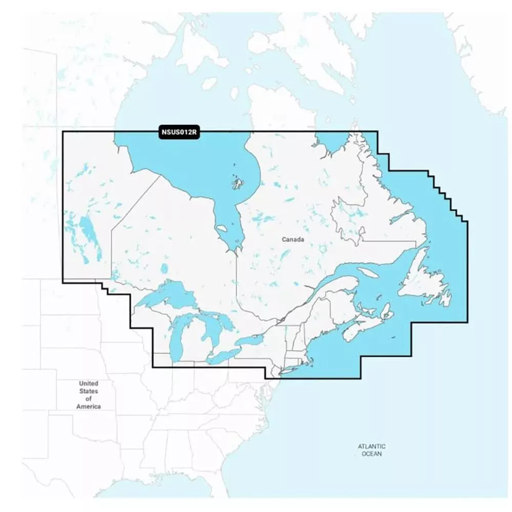 Garmin Navionics+™ NSUS012R Canada, East & Great Lakes – 010-C1484-20