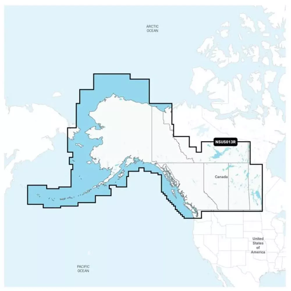 Garmin Navionics+™ NSUS013R Canada, West & Alaska – 010-C1485-20