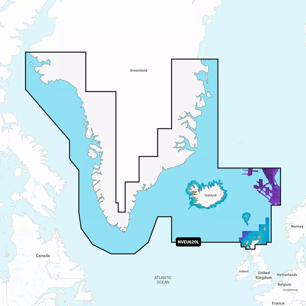 Garmin Navionics Vision+ NVEU620L GreenlandIceland [010-C1270-00]