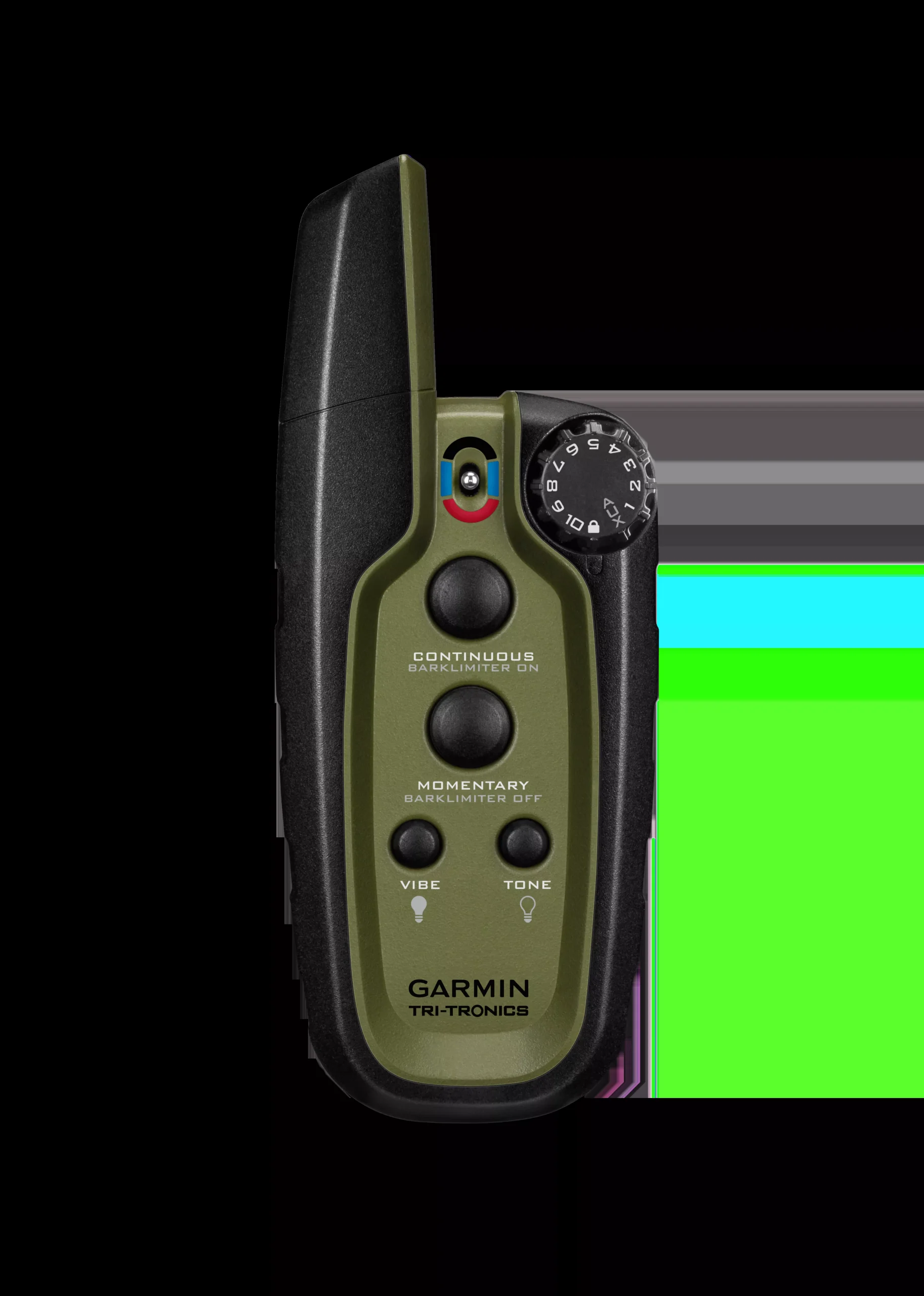 Garmin Sport Pro Handheld Green w/ BarkLimiter