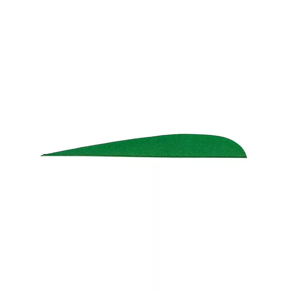 Gateway Parabolic Feathers Green 4 In. Lw 100 Pk.