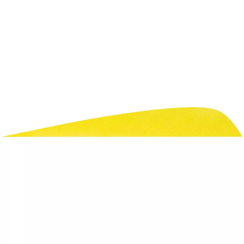 Gateway Parabolic Feathers Neon Yellow 5 In. Rw 12 Pk.