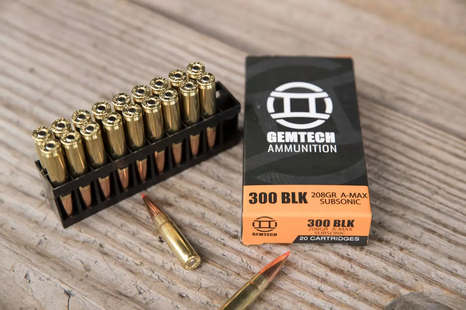 Gemtech Subsonic 300 Blackout 208 Gr. Polymer Tip 20/Box