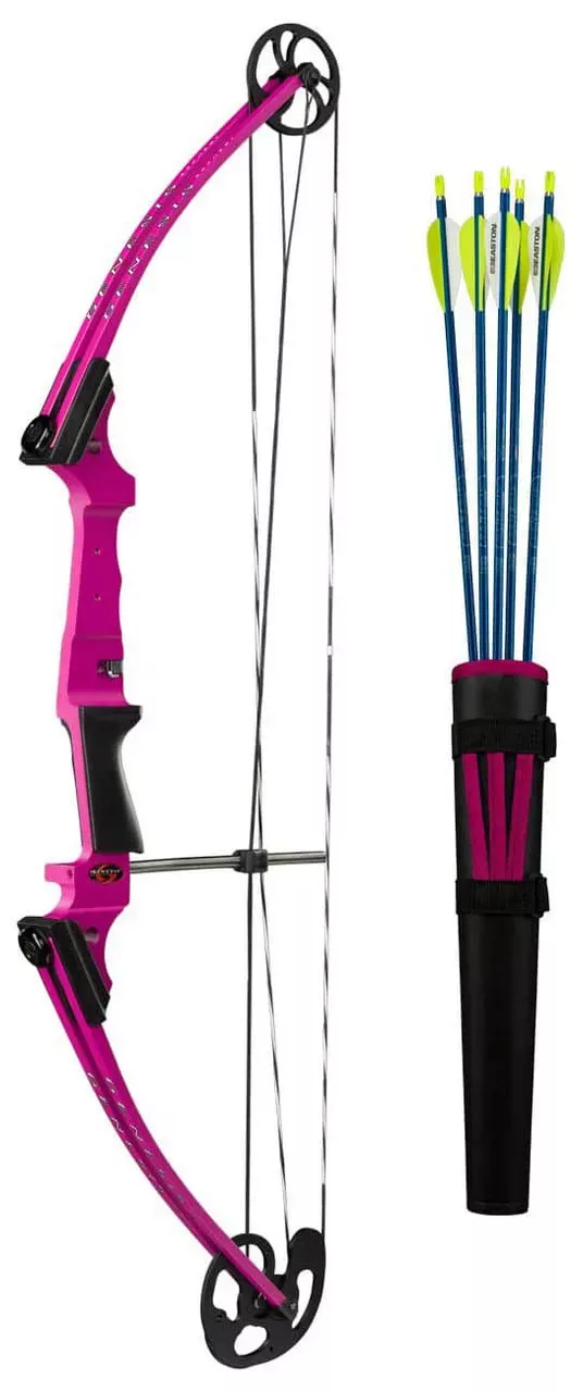 Genesis Original Youth Compound Bow Kit 10-20lb RH Purple 10932