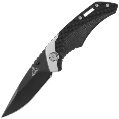 Gerber Contrast Serrated Edge Clip Folding Frame Lock Knife