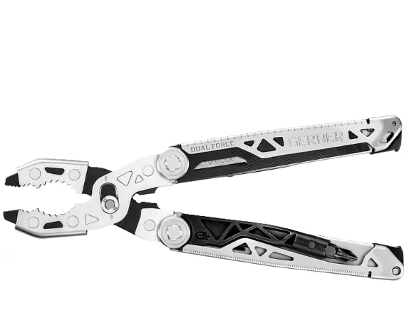 Gerber Dual-Force Multi-Tool with Sheath – Stainless Steel Pliers, Knife & Bit Driver, EDC & Survival Gear