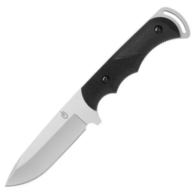 Gerber Fixed Blade Knife Freeman Black 420 HC Stainless Steel 4" Blade