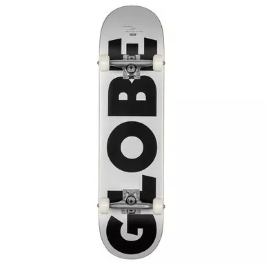 GLOBE GO Fubar 8.0in White/Black Skateboard (10525402)