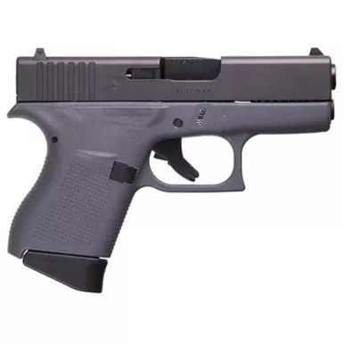 Glock 43 9Mm Pistol Gray Frame 3.39" Semi Auto 6+1