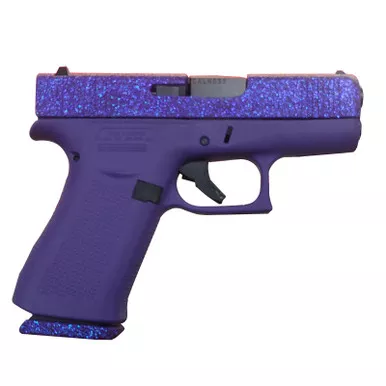 Glock 43X Awa Purple Glitter 9MM 3.4″ Barrel 10-Rounds