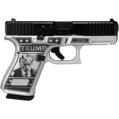Glock 43x Custom “Trump Mug Shot” Subcompact 9mm Luger 10rd 3.41″