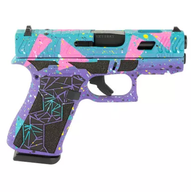 Glock 43X OR Stipple 80's 9mm 3.41" Barrel 10 Rounds