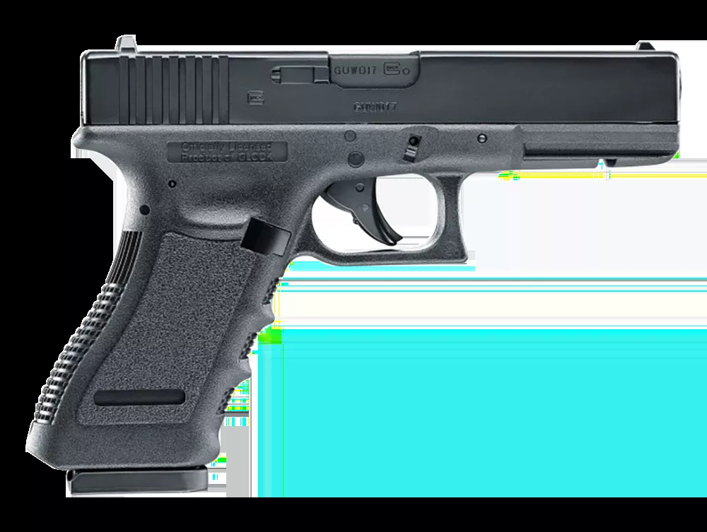 Glock Air Pistol 2255208 Glock 17 Gen3 CO2 177 BB 18rd Black Frame Black Polymer Grip