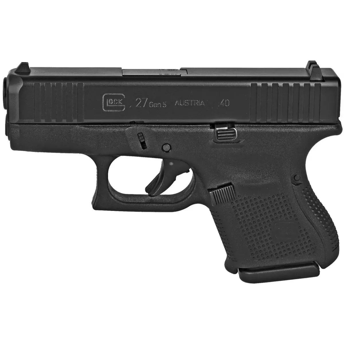 Glock G27 Gen 5 40 S&W Pistol 3.43" 9+1 Black