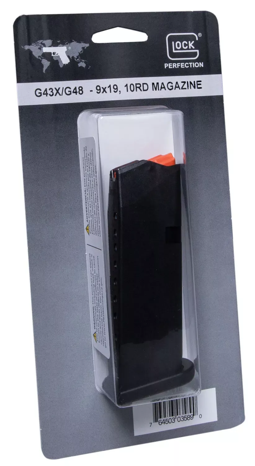 Glock G43X/48 9mm Luger 10 Round Magazine