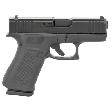 Glock G43X USA 9mm 3.41″ Barrel Fixed Sights Black 10rd