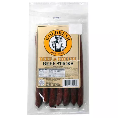 Goldrush Beef & Cheese Beef Jerky Sticks (7 Oz.)