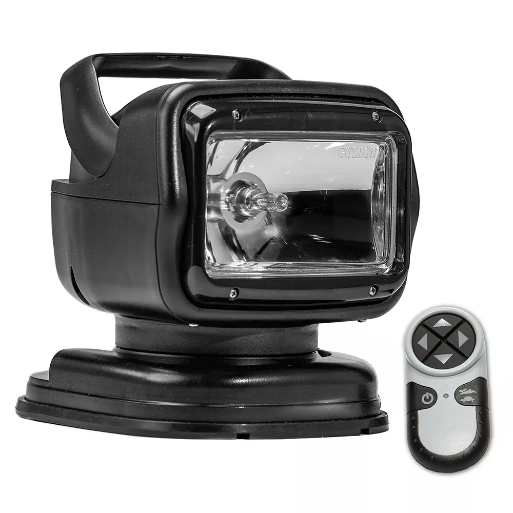 Golight Radioray GT Series Portable Mount – Black Halogen – Wireless Handheld Remote Magnetic Shoe Mount [7951GT]