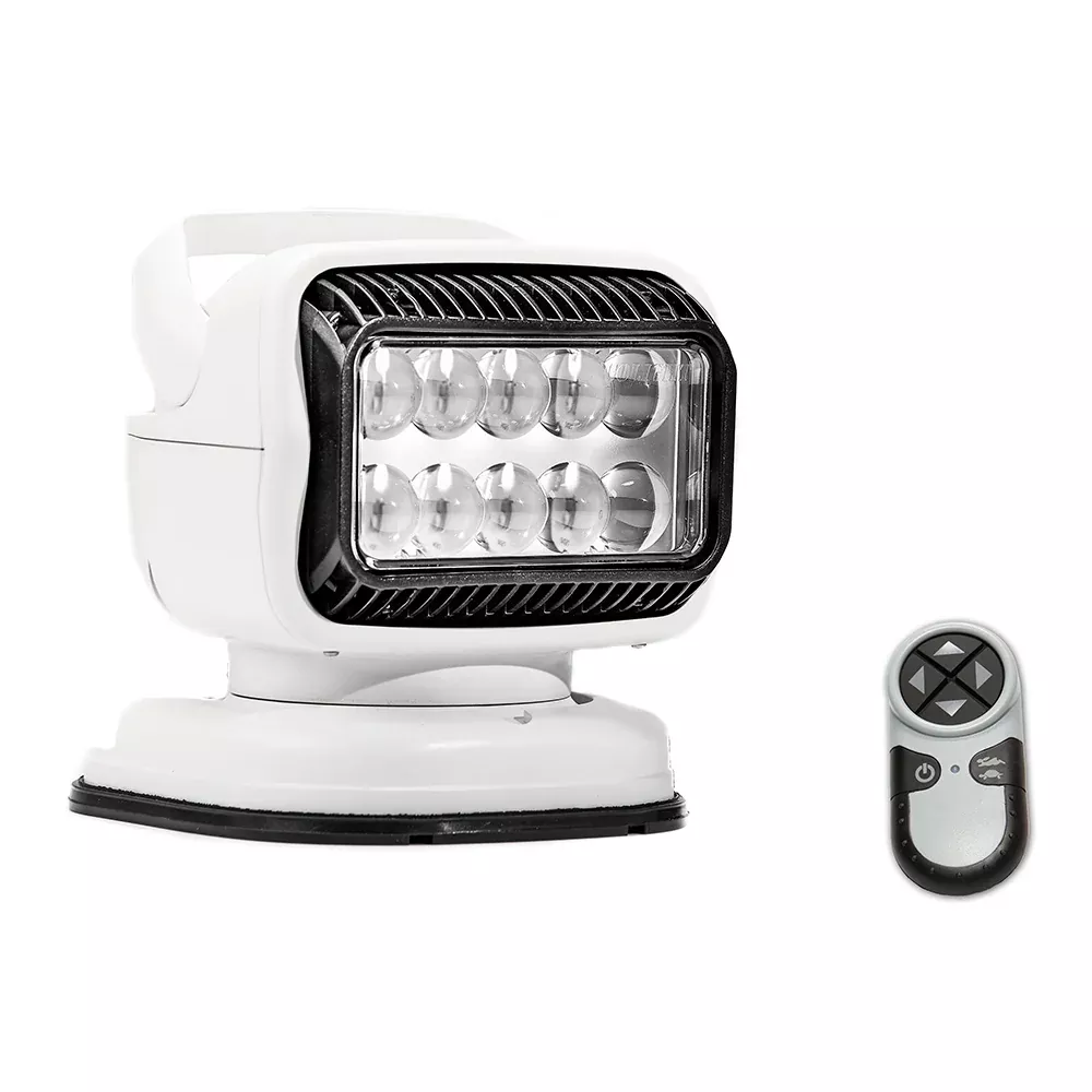 Golight Radioray GT Series Portable Mount – White LED – Handheld Remote Permanent Shoe Mount [79004GT]
