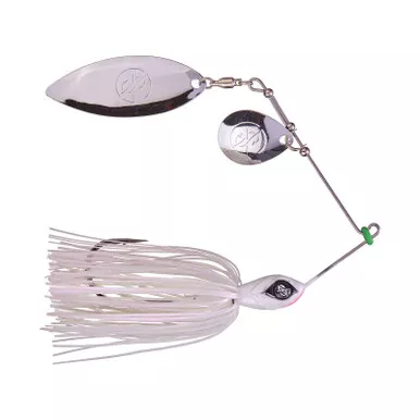 Googan Squad Zinger Colorado Willow Spinnerbait White