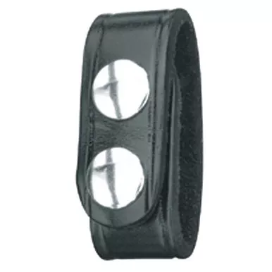 Gould & Goodrich B76 Leather Belt Keeper, Double Snap