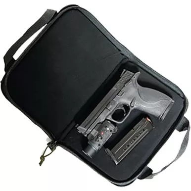 GPS GPS-1485PCMF Memory Foam Pistol Case, Green