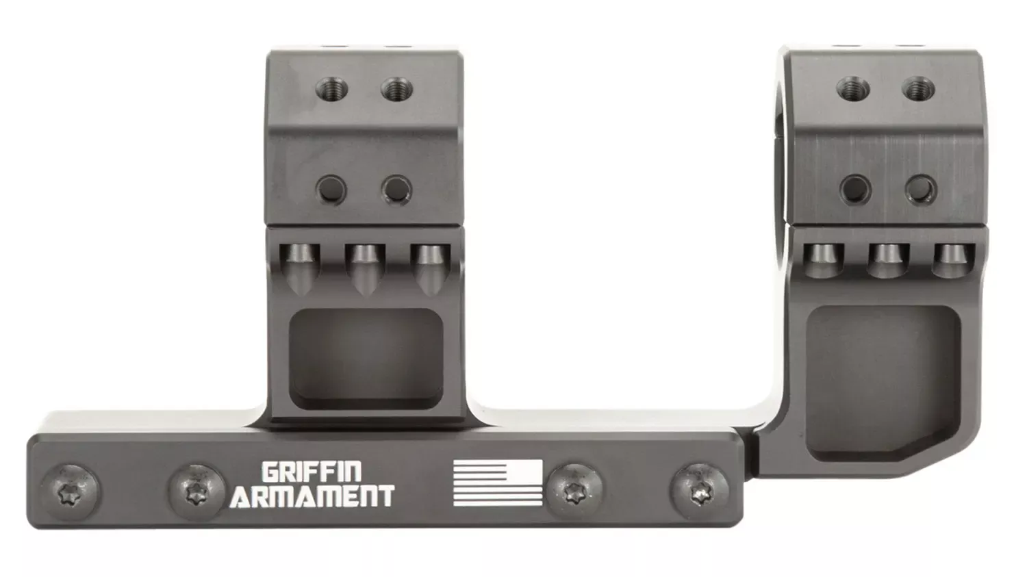 Griffin Armament SPRM Scope Mount/Ring Combo Black Anodized Cantilever 30mm Tube 1.93" Mount Height 15 MOA Aluminum Tactical Rifle
