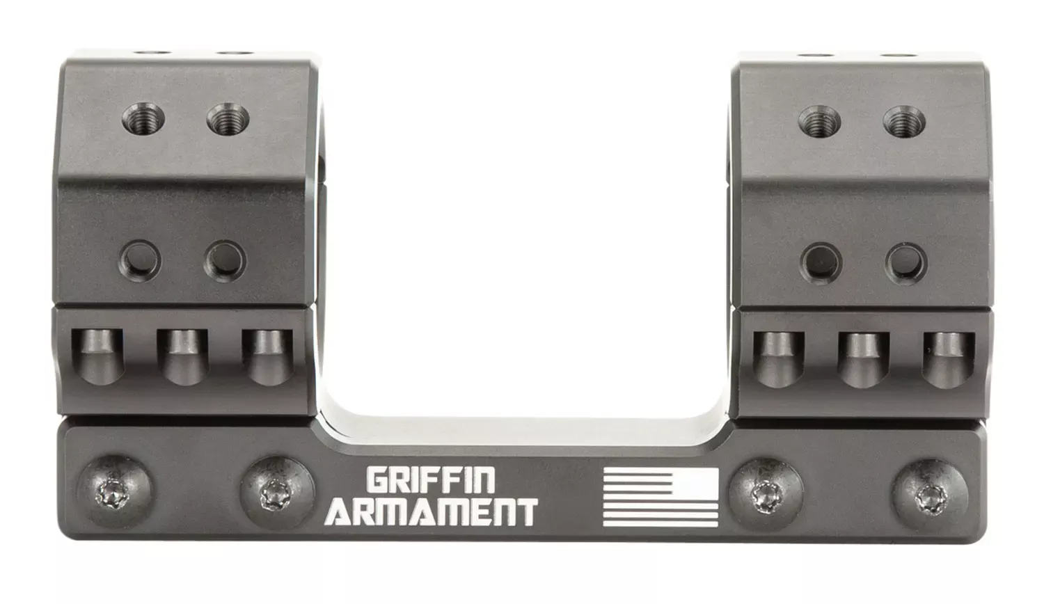 Griffin Armament SPRM Scope Mount/Ring Combo Black Anodized Standard 34mm Tube 1.18" Mount Height 0 MOA Aluminum Tactical Rifle